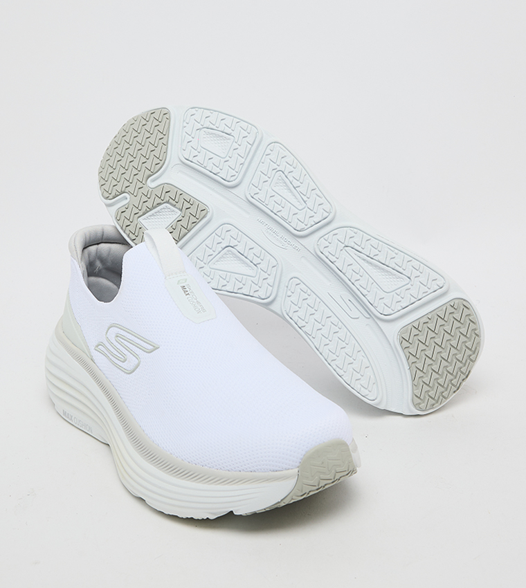Buy Skechers MAX CUSHIONING ENDEAVOUR Slip On Shoes In White