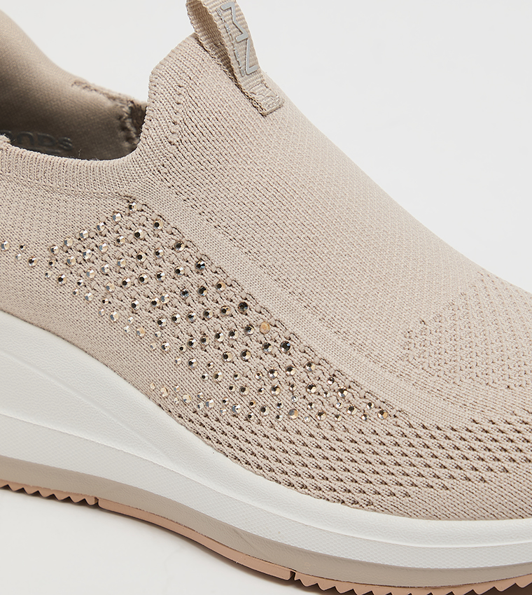 THE TRIPLE Embellished Slip-On Shoes