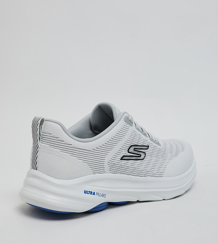 GO WALK 8 Logo Detail Lace-Up Shoes