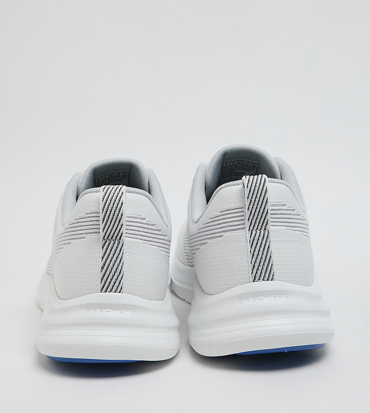 GO WALK 8 Logo Detail Lace-Up Shoes