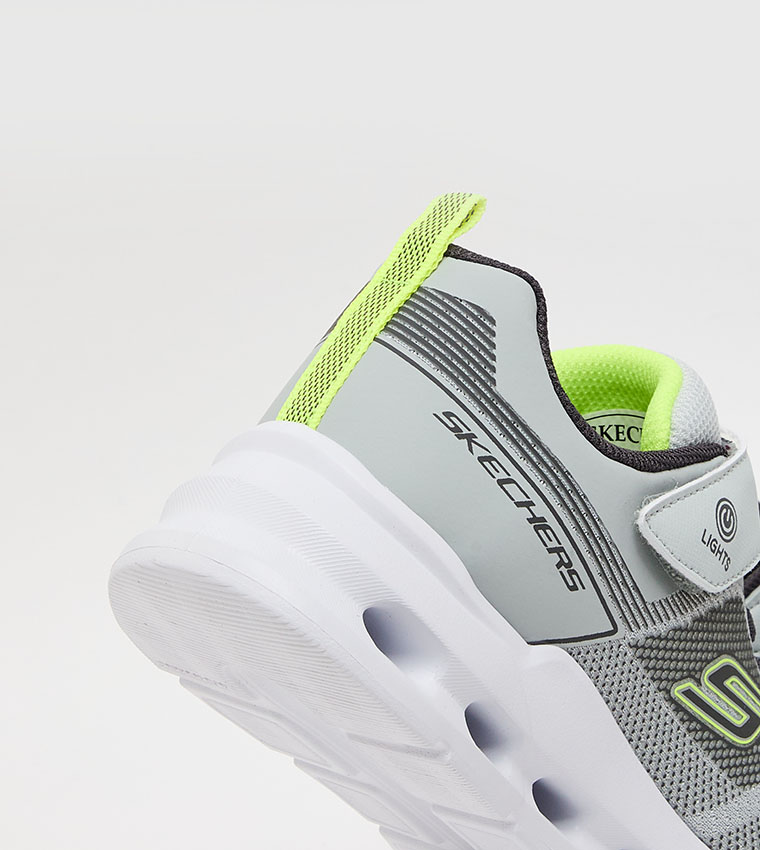 GLIDE-STEP LIGHTS Color Block Velcro Sneakers