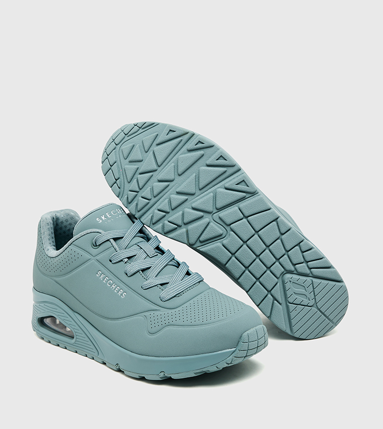 UNO Logo Detail Lace-Up Sneakers