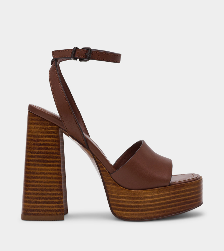 FLORIA Ankle Strap Platform Heel Sandals