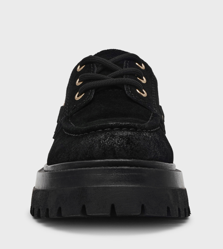 DETROIT Block Heel Boat Shoes