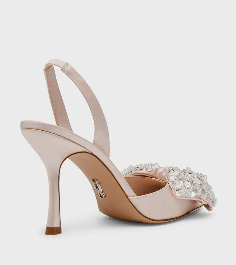 LOVIE Embellished Heel Pumps