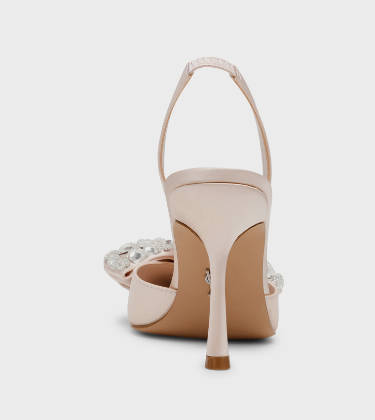 LOVIE Embellished Heel Pumps