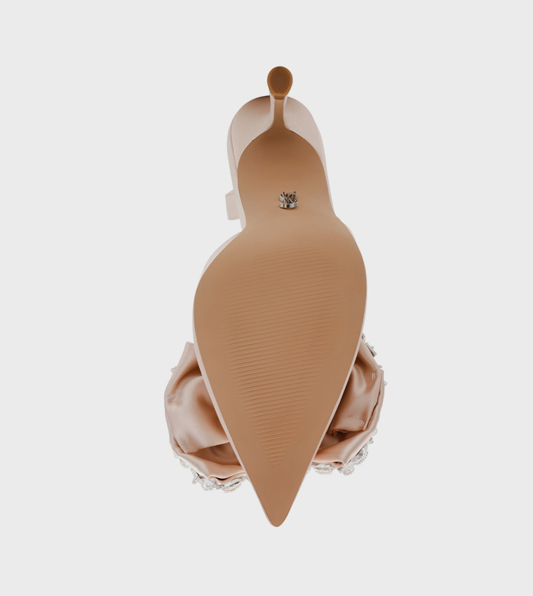 LOVIE Embellished Heel Pumps