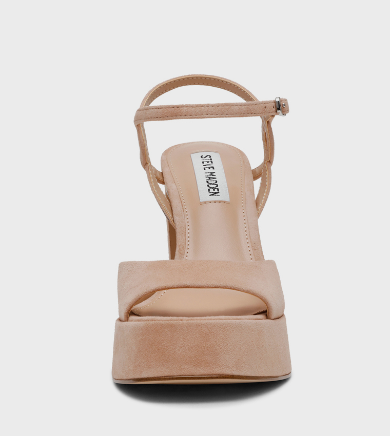 MILIANA Ankle Strap Block Heel Sandals