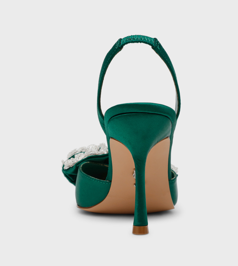 LOVIE Embellished Heel Pumps