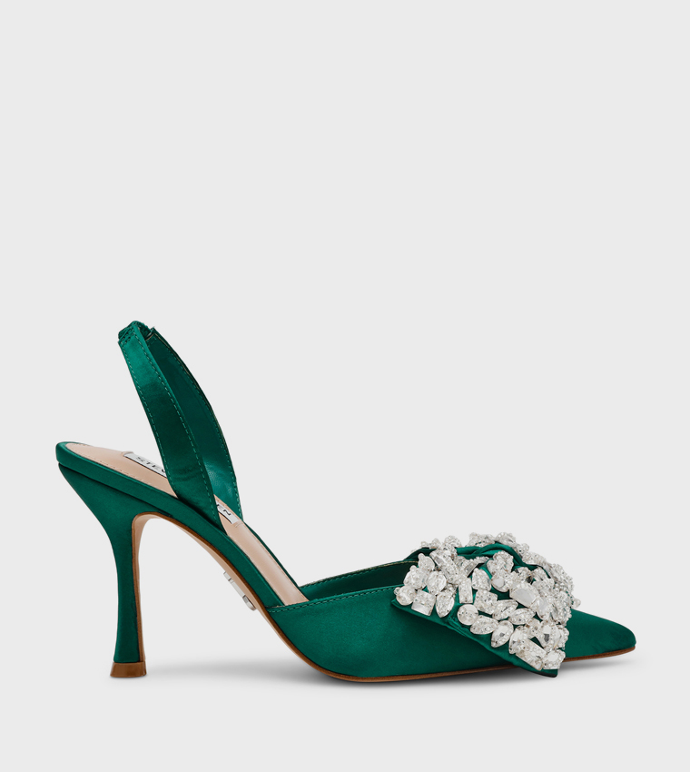 LOVIE Embellished Heel Pumps