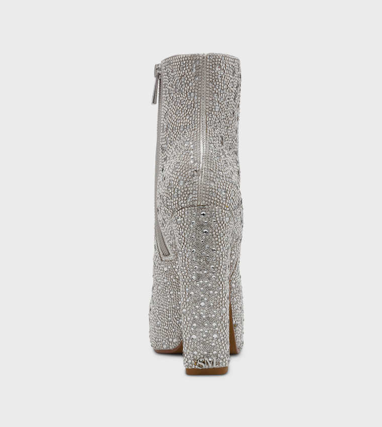 ستيف مادن  أحذية الكاحل - فضي Ankle length Boots