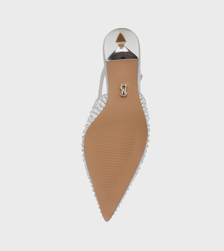 KORRA-R Embellished Heel Pumps