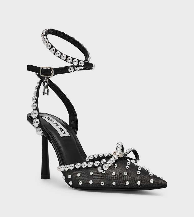 VAL Embellished Pointed Toe Pumps