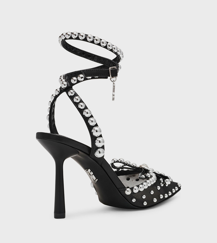 VAL Embellished Pointed Toe Pumps