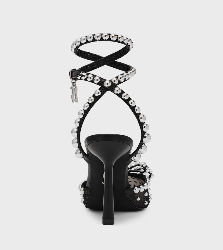 VAL Embellished Pointed Toe Pumps