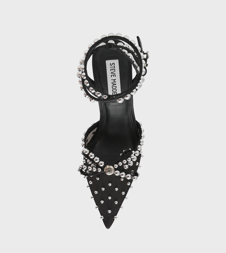 VAL Embellished Pointed Toe Pumps