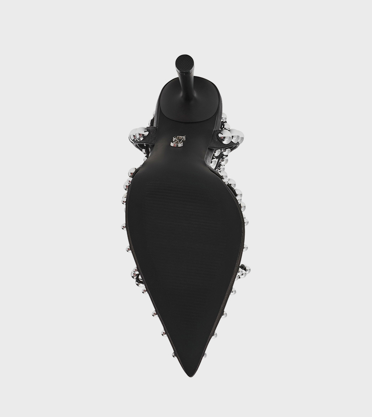 VAL Embellished Pointed Toe Pumps