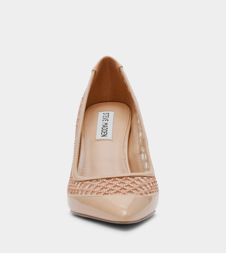 SAXXON Embellished Pointed Toe Pumps