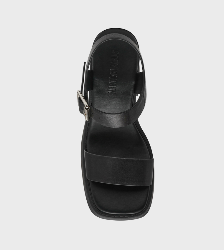 KANDRA Ankle Strap Block Heel Sandals