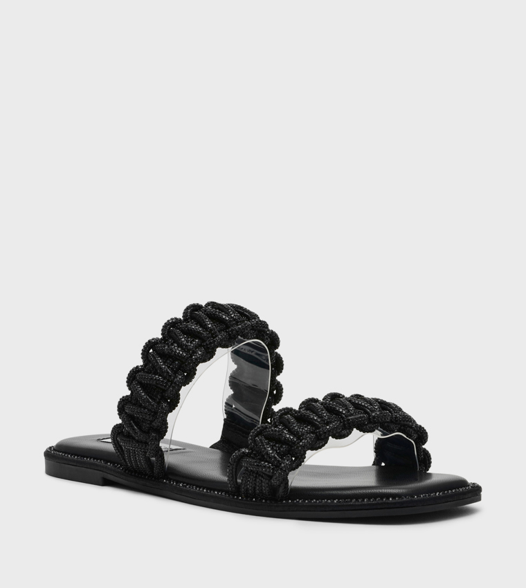 NYSSA Open Toe Flat Sandals