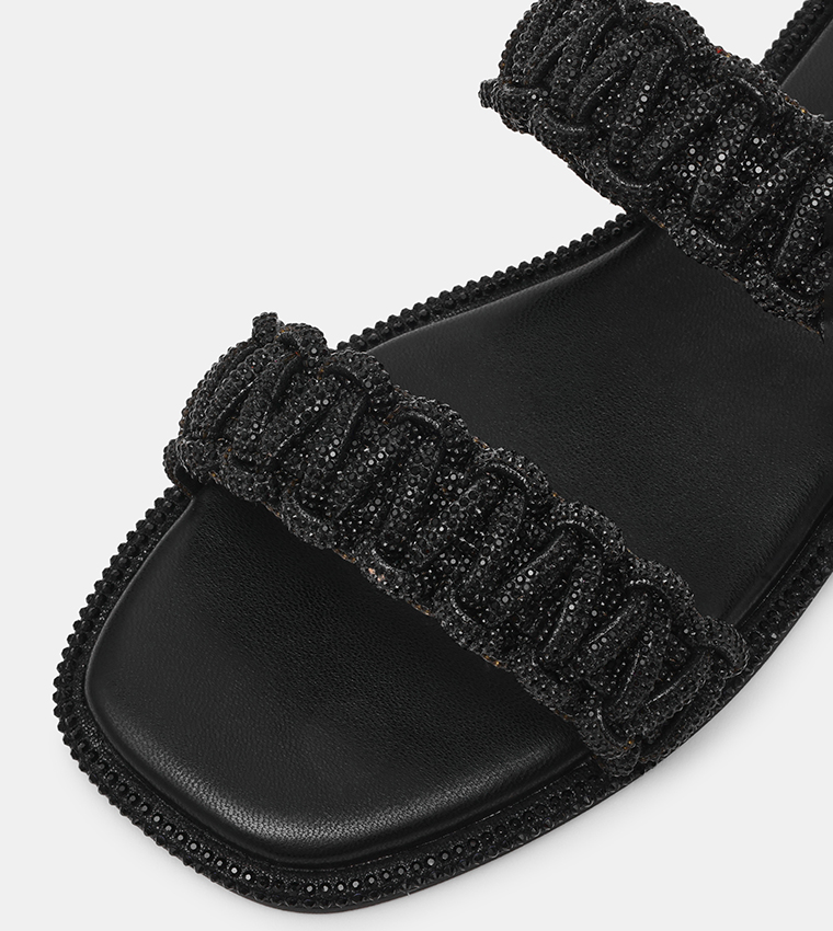 NYSSA Open Toe Flat Sandals