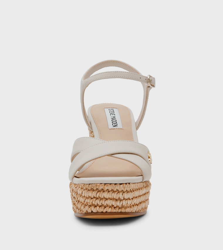 CYLO Peep Toe Espadrille Wedge Sandals
