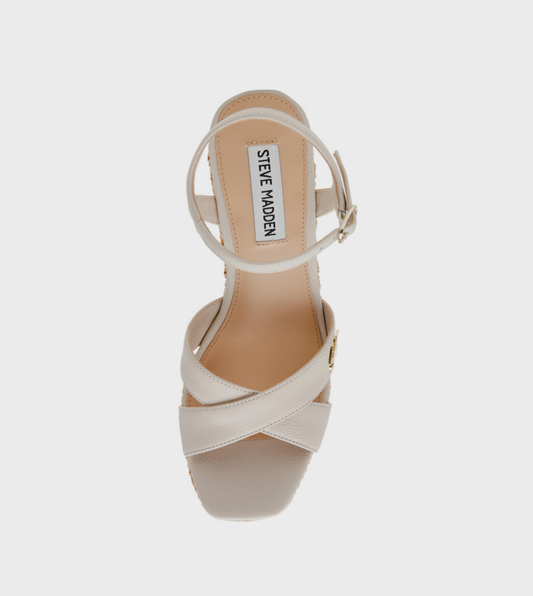 CYLO Peep Toe Espadrille Wedge Sandals