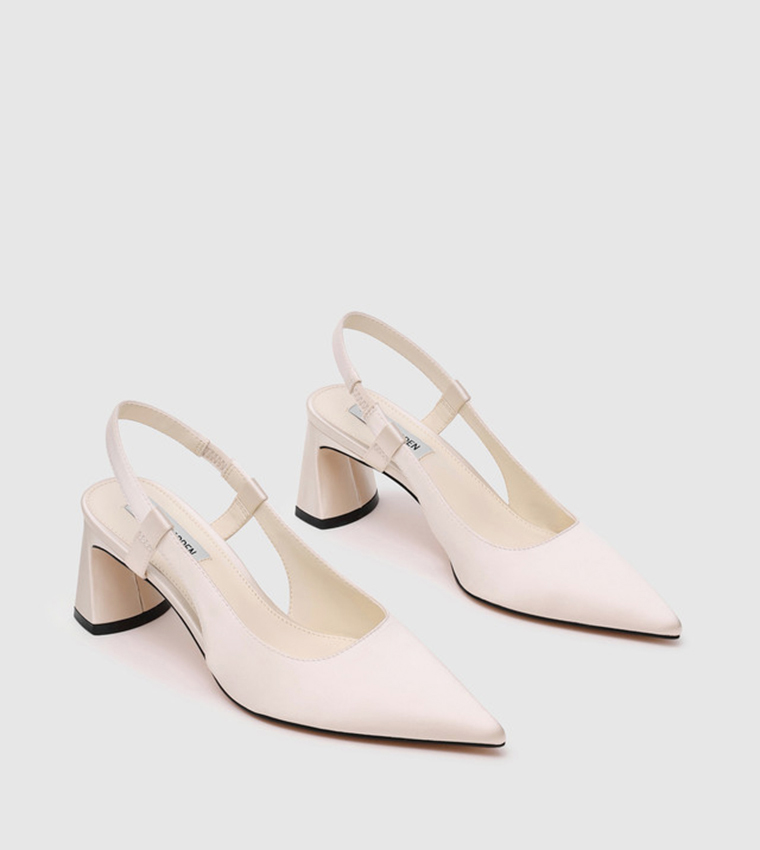 ELDRIDGE Solid Slingback Pumps