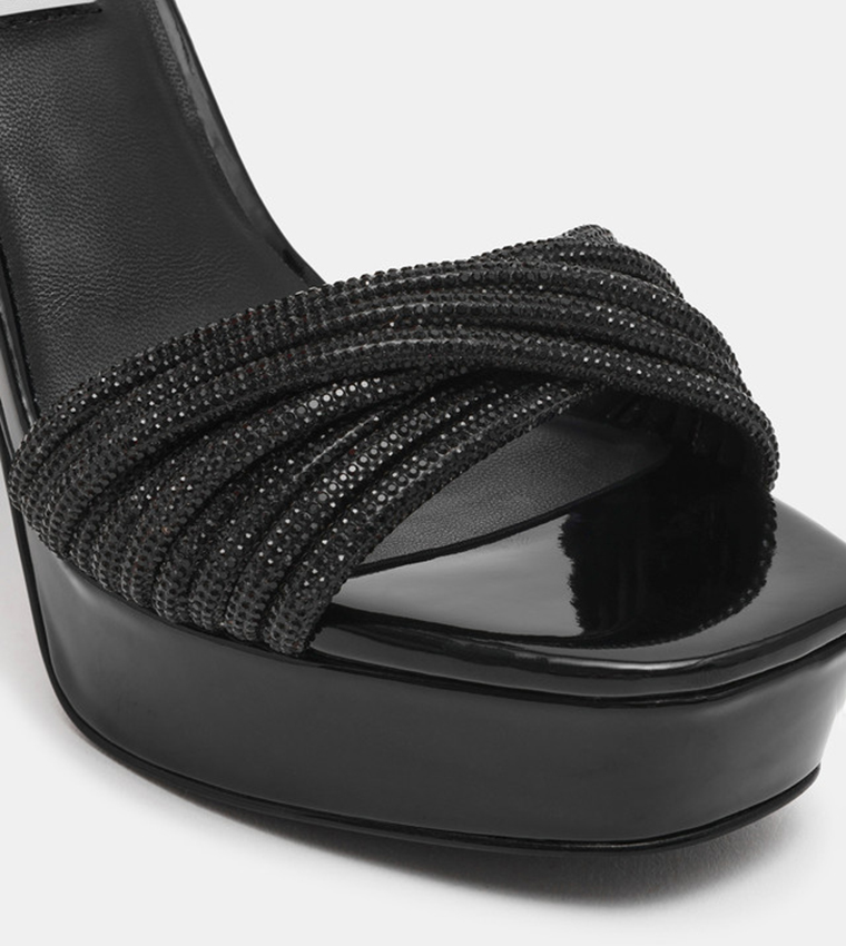 NANI Embellished Platform Sandals