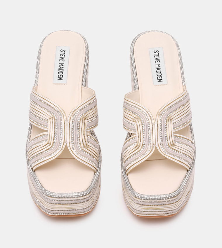 JUSTICE Open Toe Wedge Sandals