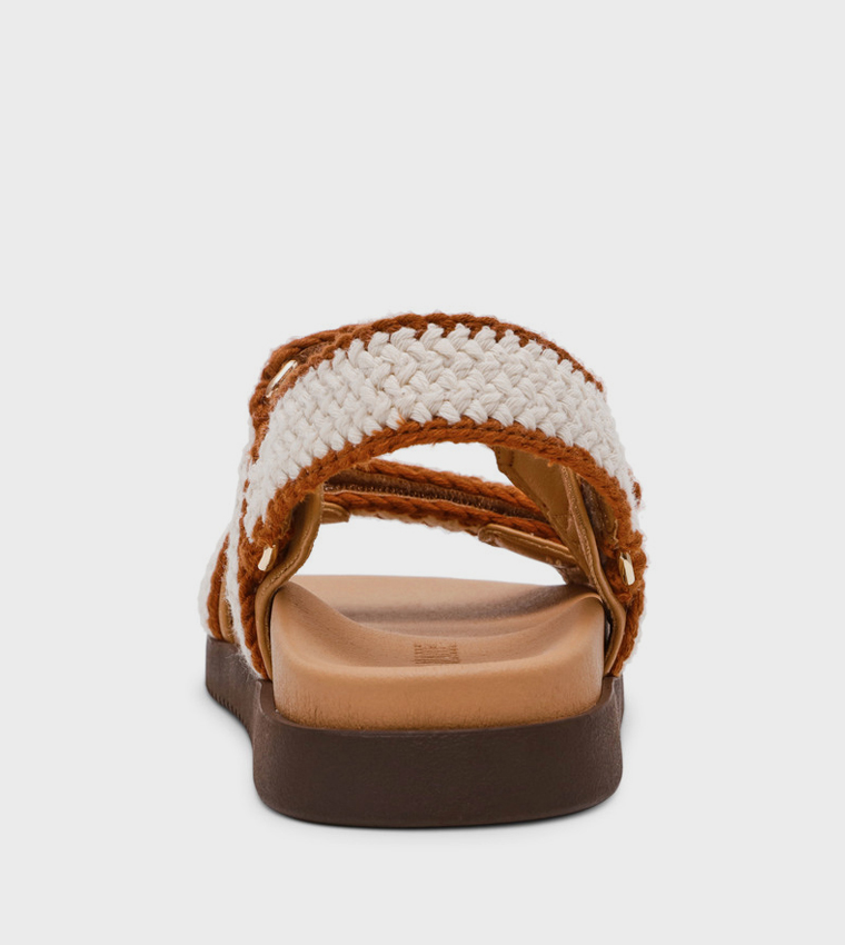 MONA-M Patterned Slingback Comfort Sandals