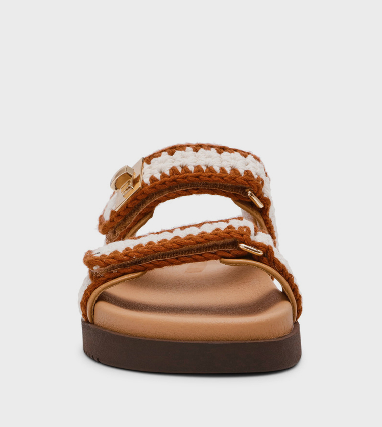 MONA-M Patterned Slingback Comfort Sandals