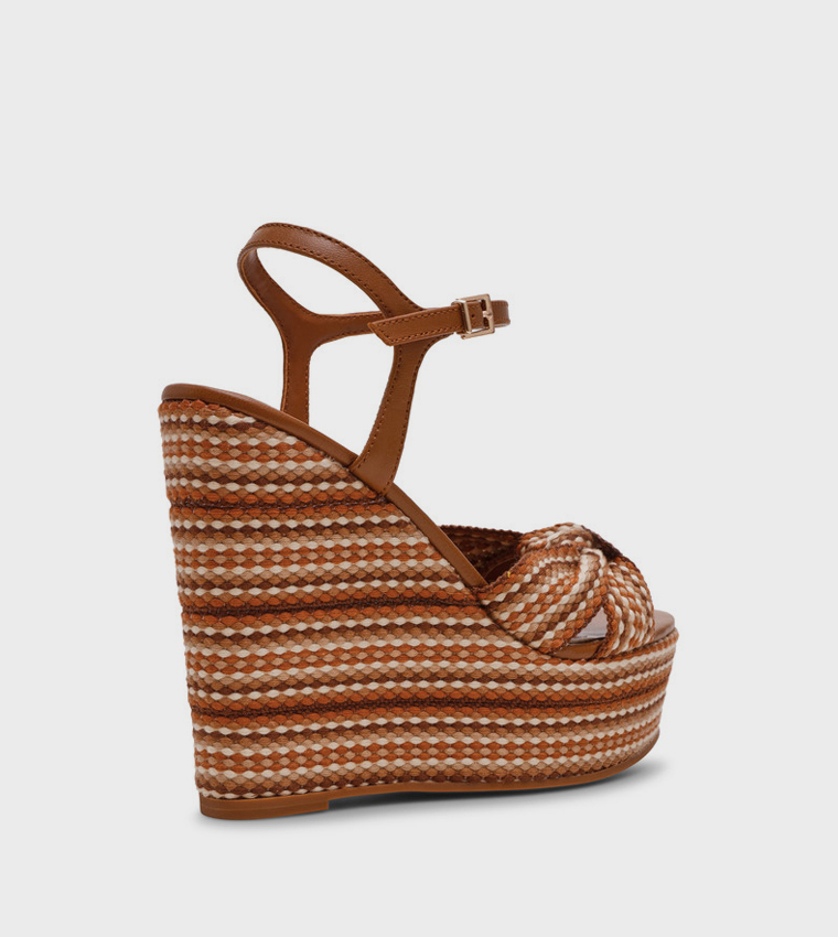 صندل ويدج بحزام كاحل 