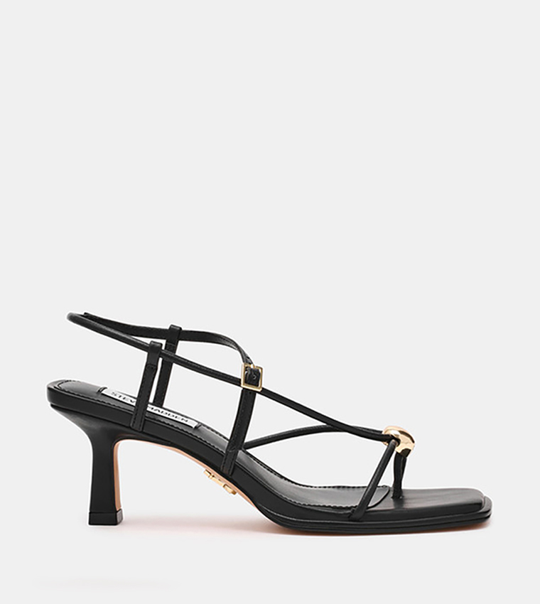 JACKPOTS Square Toe Slingback Heeled Sandals
