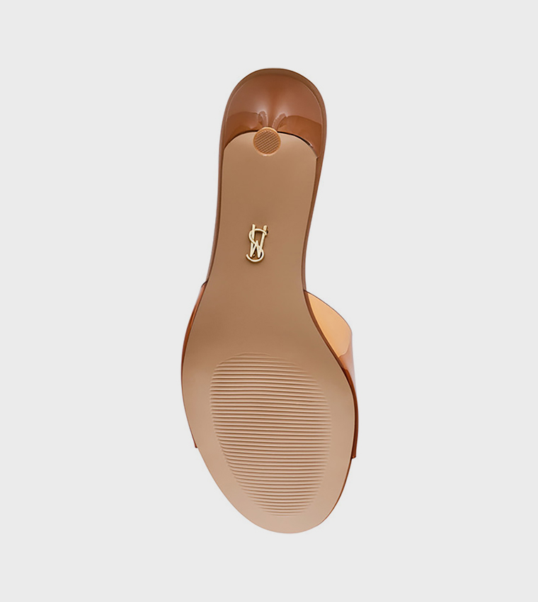 صندل كعب بمقدمة مفتوحة 