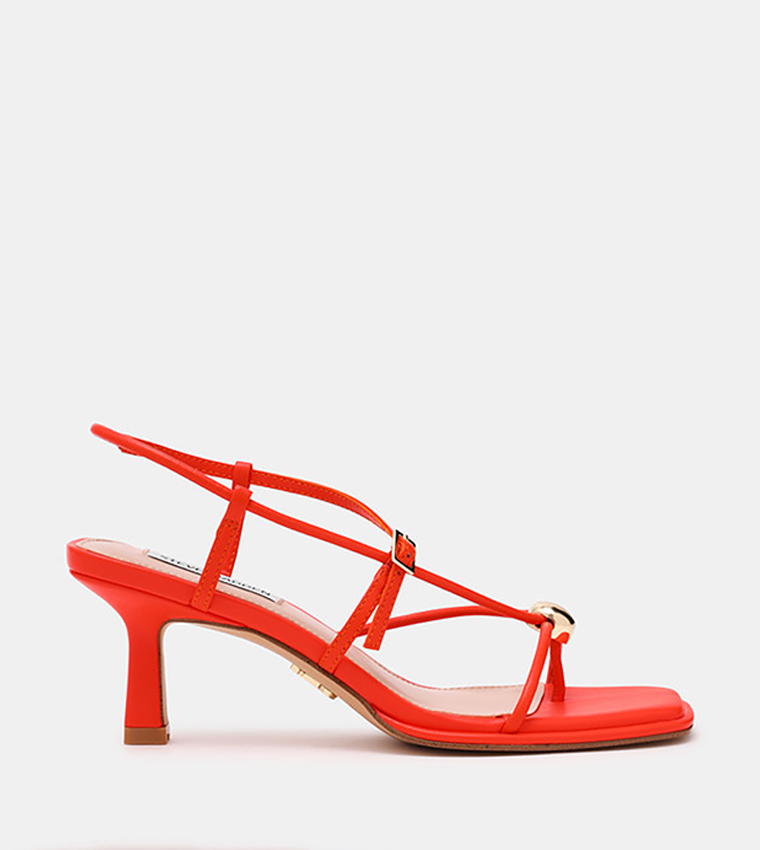 JACKPOTS Square Toe Slingback Heeled Sandals