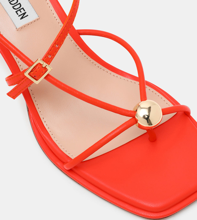 JACKPOTS Square Toe Slingback Heeled Sandals