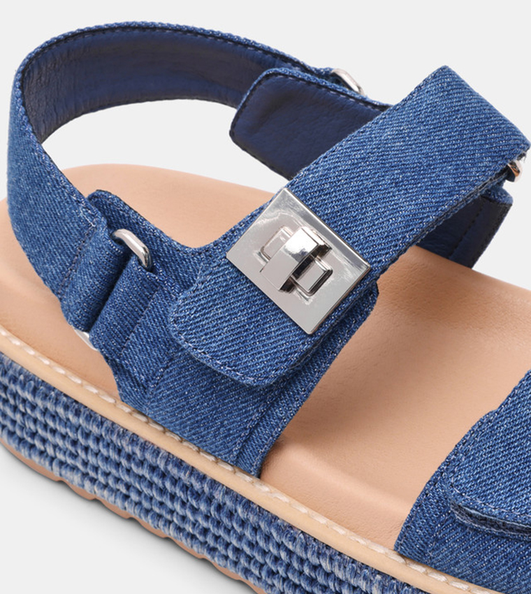 صندل بلاتفورم بحزام خلفي 