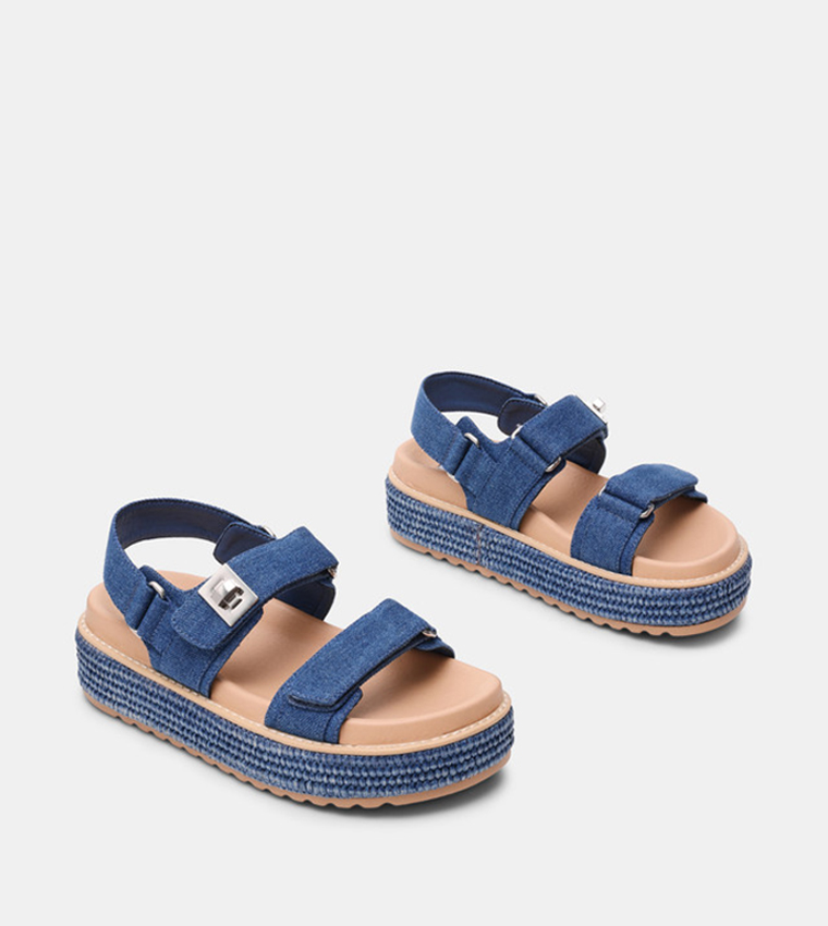 صندل بلاتفورم بحزام خلفي 