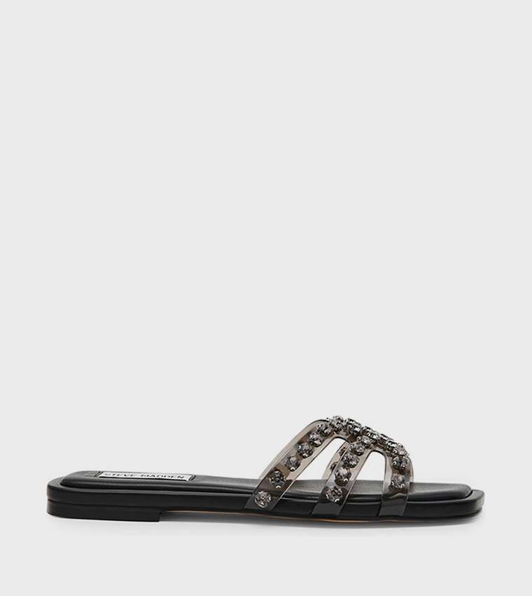 LORETTO Embellished Flat Sandals