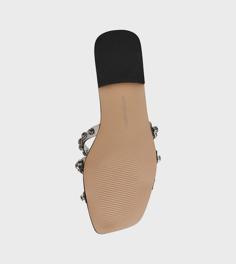 LORETTO Embellished Flat Sandals