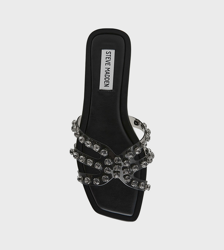 LORETTO Embellished Flat Sandals