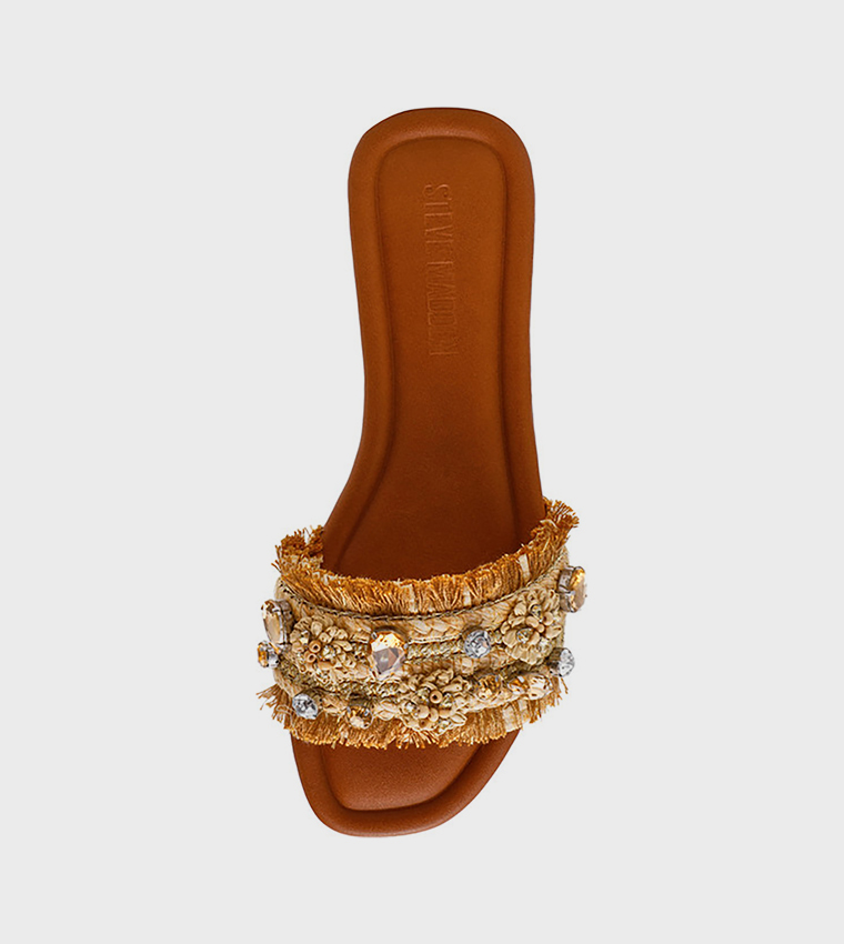 HAMPTON ST. Embellished Flat Sandals