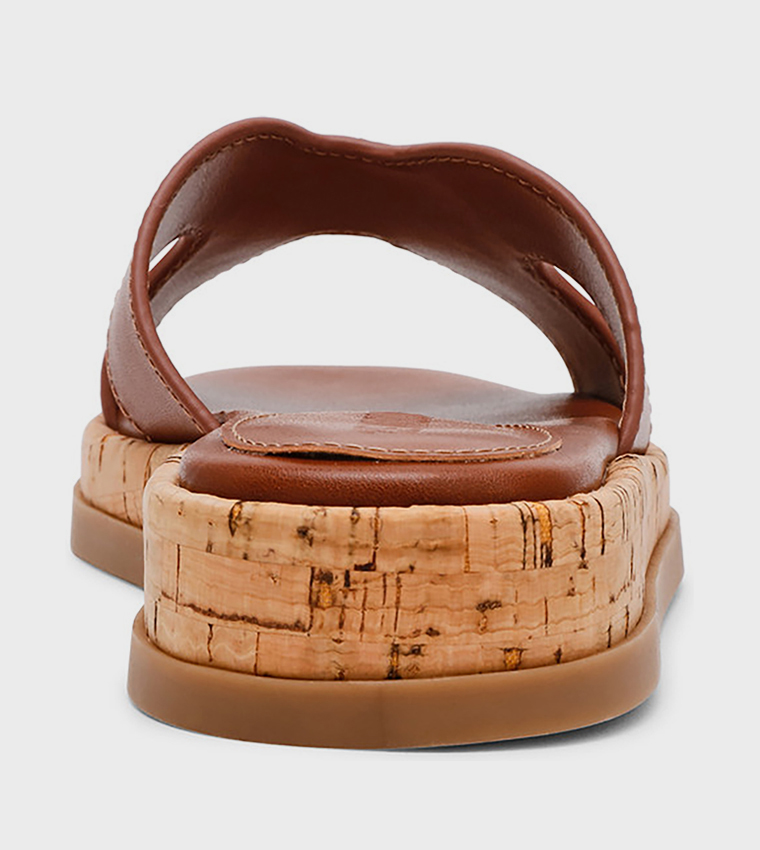 BENCHMARK H-Strap Platform Sandals