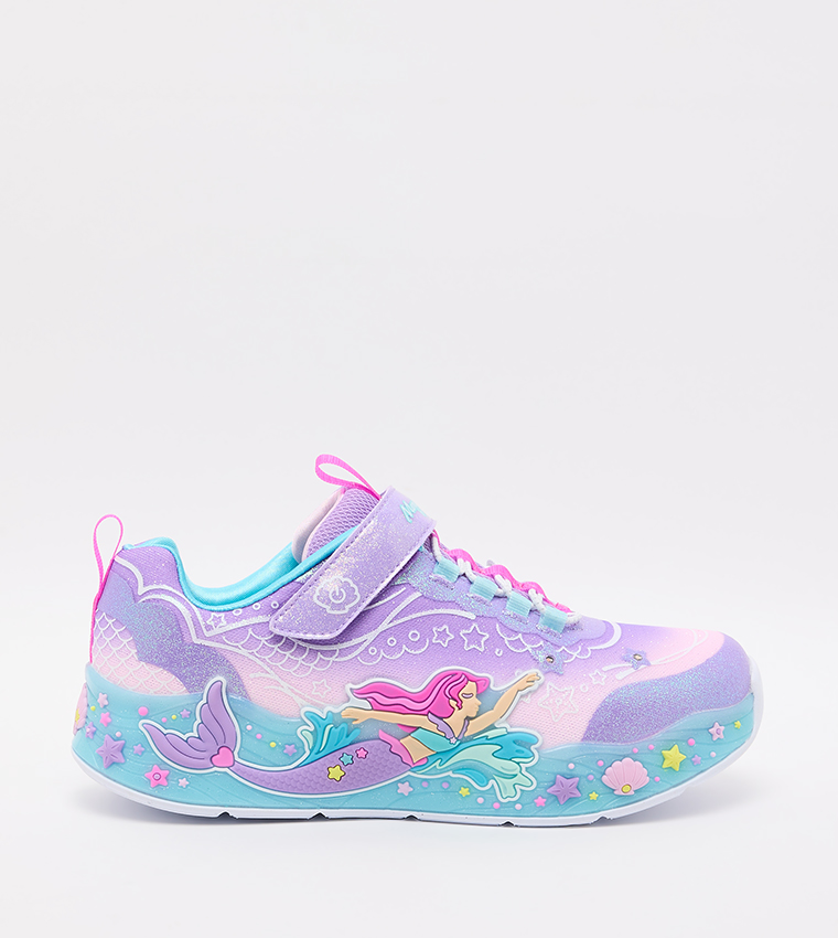 MERMAID DREAMS Velcro Closure Sneakers