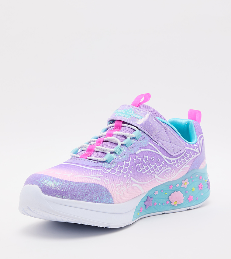MERMAID DREAMS Velcro Closure Sneakers
