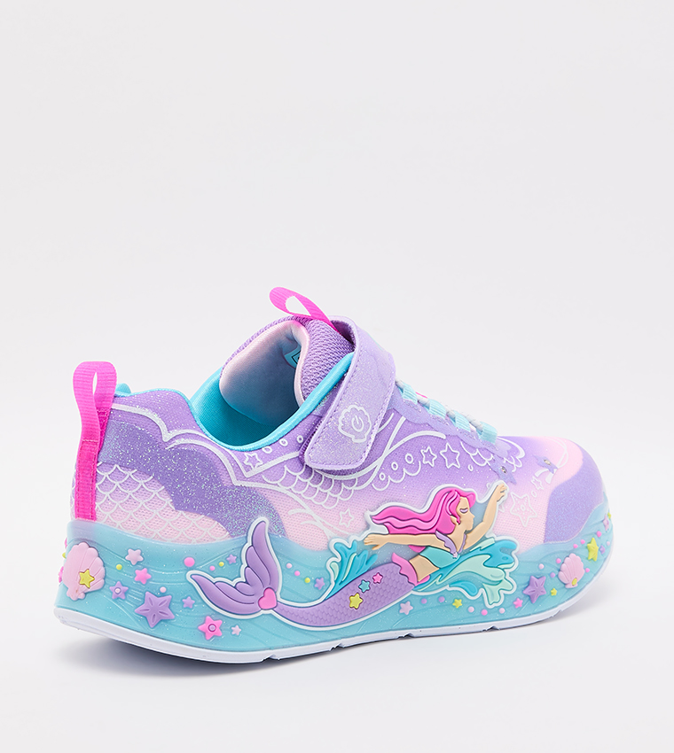 MERMAID DREAMS Velcro Closure Sneakers