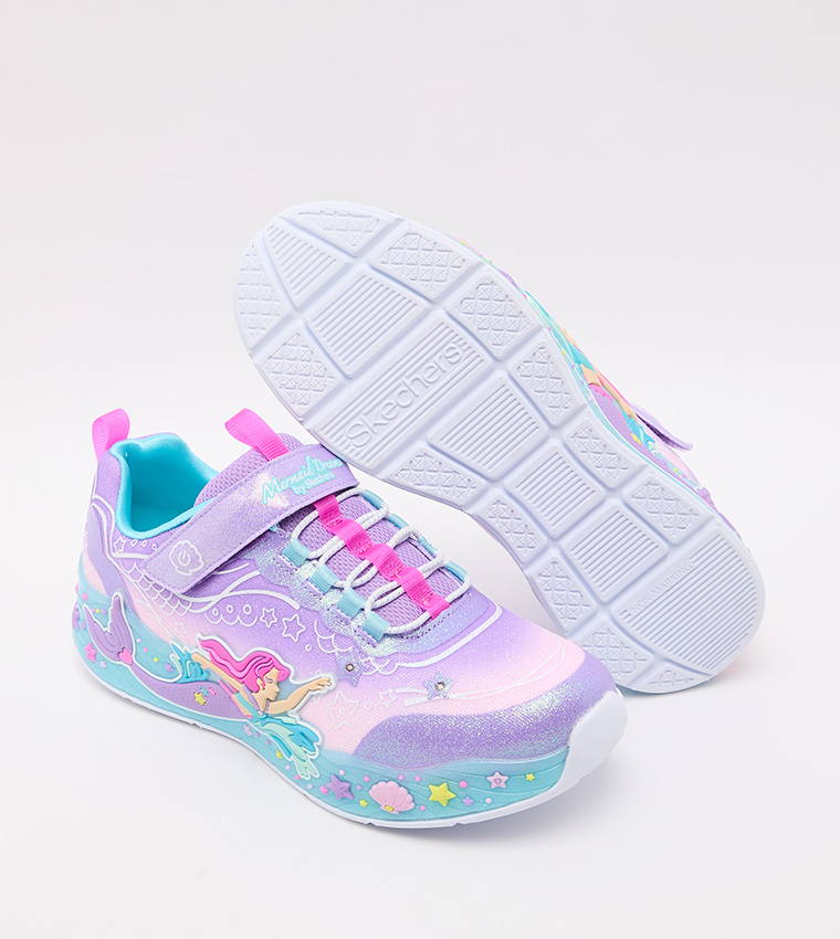 MERMAID DREAMS Velcro Closure Sneakers