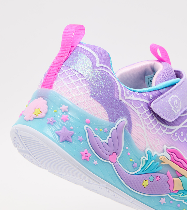 MERMAID DREAMS Velcro Closure Sneakers
