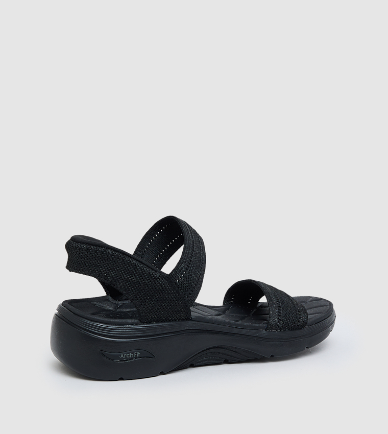 سكيتشرز  الصنادل المسطحة - أسود Flat Sandals